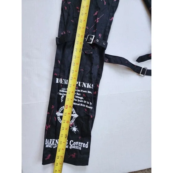 Goth Lolita & Punk Pants Womens Large NWT‎ Y2K Inspired Harajuku Belts Bondage - Picture 8 of 13